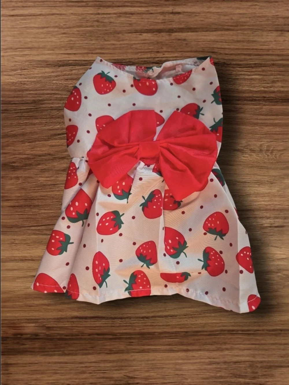 Strawberry Print Dress For Your Pet-SM